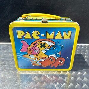 Vintage 1980 Pac-Man Metal Lunch Box Aladdin Industries Bally Midway Mfg.